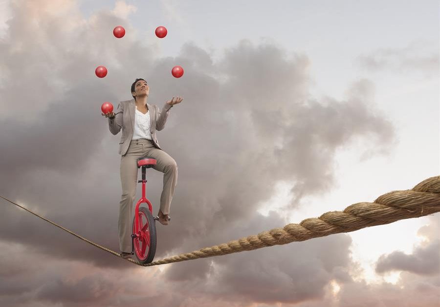 The balancing act – 50 is the new forte
